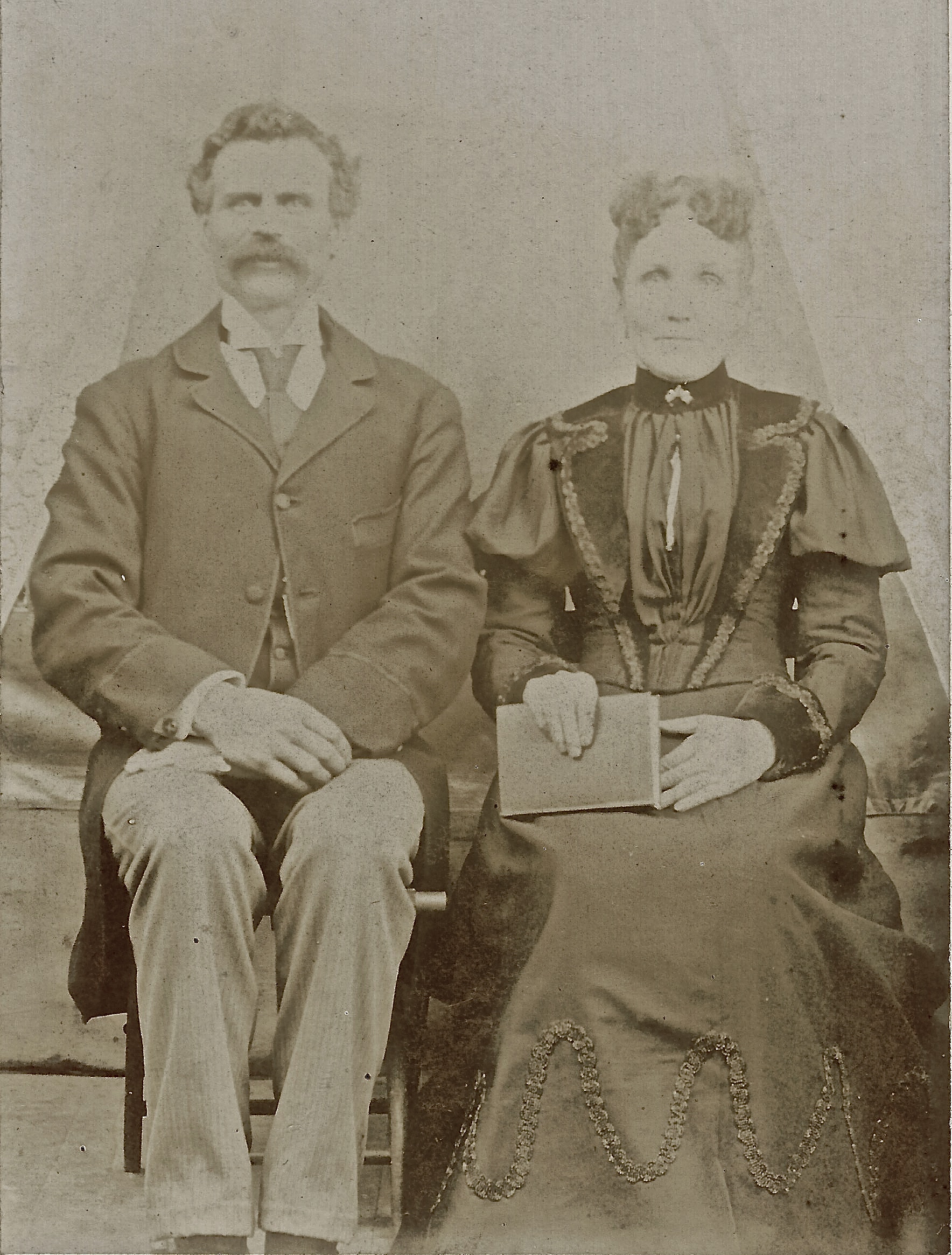 Maxime Léon Lizotte et Elizabeth Holland, grands-parents de Blanche